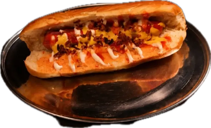 El Clasico hot dog, metal tepside